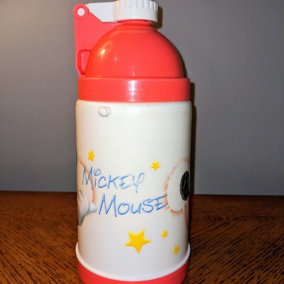 VTG Disney Mickey Mouse Minnie Mouse Insulated Bottle With Cross Body Strap. - Picture 10 of 10